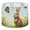 Color 4, variant on Linen Drum Lampshades Vintage Gold Framed Easter Rabbit Floral Crown Lovely Furry 13"x13"x10" Light Shade for Table Lamps Floor Lamps Drum Lamp Shades Lampshade Replacement Assembly Required