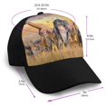 thumbnail image 2 of Yiaed Vintage Wildlife Protection Print Baseball Cap Dad Hat Polo Style Plain Blank Adjustable Size, 2 of 5