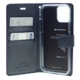 thumbnail image 2 of Goospery Bluemoon Card Holder w/Clip Leather Folio Wallet Flip Case For iPhone 11 Pro Max(6.5"), Navy Blue, 2 of 3