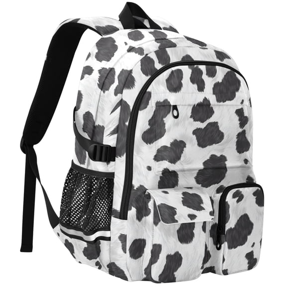 ALAZA Cow Print Student Backpack School Bookbag Large Laptop Daypack Travel Bag