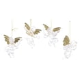 thumbnail image 4 of Promotion!!!Christmas Decor 4/6 Pieces Clear Hanging Angels Ornaments For Christmas Holiday Tree 3 Inches DIY Winter Party Decor, 4 of 6