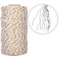 thumbnail image 2 of Alambre dorado de 100 m, cuerda de sisal de algodón blanco, cuerda de sisal de panadero dorado, para decoración, manualidades de bricolaje, envoltorio de regalos de Navidad, 2 of 5