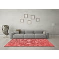 thumbnail image 3 of Ahgly Company Indoor Square Persian Red Bohemian Area Rugs, 8' Square, 3 of 4