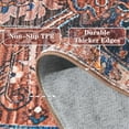 thumbnail image 6 of TWINNIS Vintage Rugs Area Rugs Non-Slip Rugs for Living Room,4'x6',Brick Red, 6 of 7
