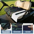 thumbnail image 4 of Charming Flowers Pattern Golf Cart Bench Cover 51"x31" for EZGO Yamaha Club Car Microfiber Fabric Seat Cover Enhances Cart Look, 4 of 8
