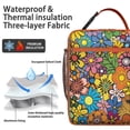 thumbnail image 2 of Peony Insulated Lunch Box Teen Reusable Lunch Bag Waterproof Portable Lunch Bag Office Beach, 2 of 6