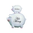thumbnail image 1 of Youngs His Money/Her Money Ceramic Piggy Bank, 8-Inch, 1 of 5