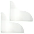 thumbnail image 4 of RENACLIPY Clear Acrylic Bath Tub Drip 1 Pair Splashproof Flat Design Bathroom Accessory, 4 of 8