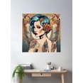 thumbnail image 2 of Tattooed Abigail Poster Wall Art, Modern Wall Decor For Living Room Bedroom, 17x17 UNFRAMED, 2 of 3