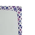 thumbnail image 2 of Lavender Fitted Sheet, Retro Mosaic Creative Pattern Square Rhythm Abstract Art Print Design, Soft Decorative Fabric Bedding, Twin Size, Violet Purple White, by Ambesonne, 2 of 2
