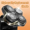 thumbnail image 6 of WEISIPU 10 PCS Replacement Blades for Pitbull Skull Shaver Platinum Gold Silver Butterfly, 6 of 12