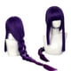 thumbnail image 2 of Genshin purple Raiden General Wig Braided Wig for Cosplay, 2 of 5