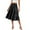 Black, variant on Women's Casual High Waist Drawstring A-line Solid Color Skirt with Pockets, Flowy Maxi Design for Everyday Wear, Bohemian Style Elastic Waist Skirt,Light Gray M