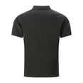 thumbnail image 4 of Polo T Shirts for Men Short Sleeve Quarter Zip Polo Tees Slim Fit Black Mens Pullover Shirts, 4 of 5