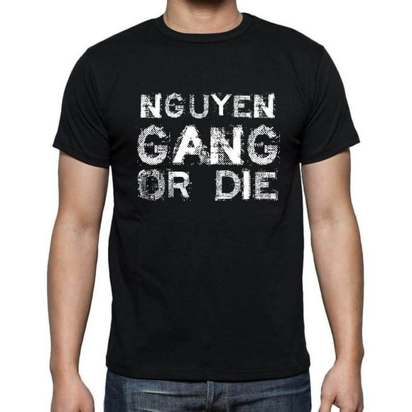 Men's Graphic T-Shirt Nguyen Family Gang Eco-Friendly Limited Edition Short Sleeve Tee-Shirt Vintage Birthday Gift Novelty
