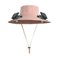 thumbnail image 2 of DcGZvy Wide Brim Solar Fan Hat, Hat with Fans Solar Power, Removable & USB Charging Fan, Sun Hats for Men Women Outdoor Fishing (Pink), 2 of 6