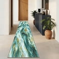 thumbnail image 6 of 2x10 Abstract Marble Runner Rug Non Slip Washable Rug, Soft Faux Wool Modern Rugs for Hallways, Kitchen Runner Rugs Non Skid, Stain Resistant Floor Carpet for Laundry Entryway Bedroom Bathroom, 6 of 6