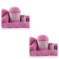 thumbnail image 2 of Naiovety Juego de ovillos de hilo para tejer de 50g y 20g, suéteres para bebés, calcetines, Kit de hilo de ganchillo, línea tejida a mano de Rosa Rosa 2Conjunto, 2 of 6
