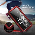 thumbnail image 5 of Dteck Case For Samsung Galaxy S20 Ultra (6.9 inch) ,Shockproof Armor Rubber Rugged Kickstand Metal Case Hybrid Built-in Tempered Glass Screen Protective Full Cover ,Red, 5 of 8