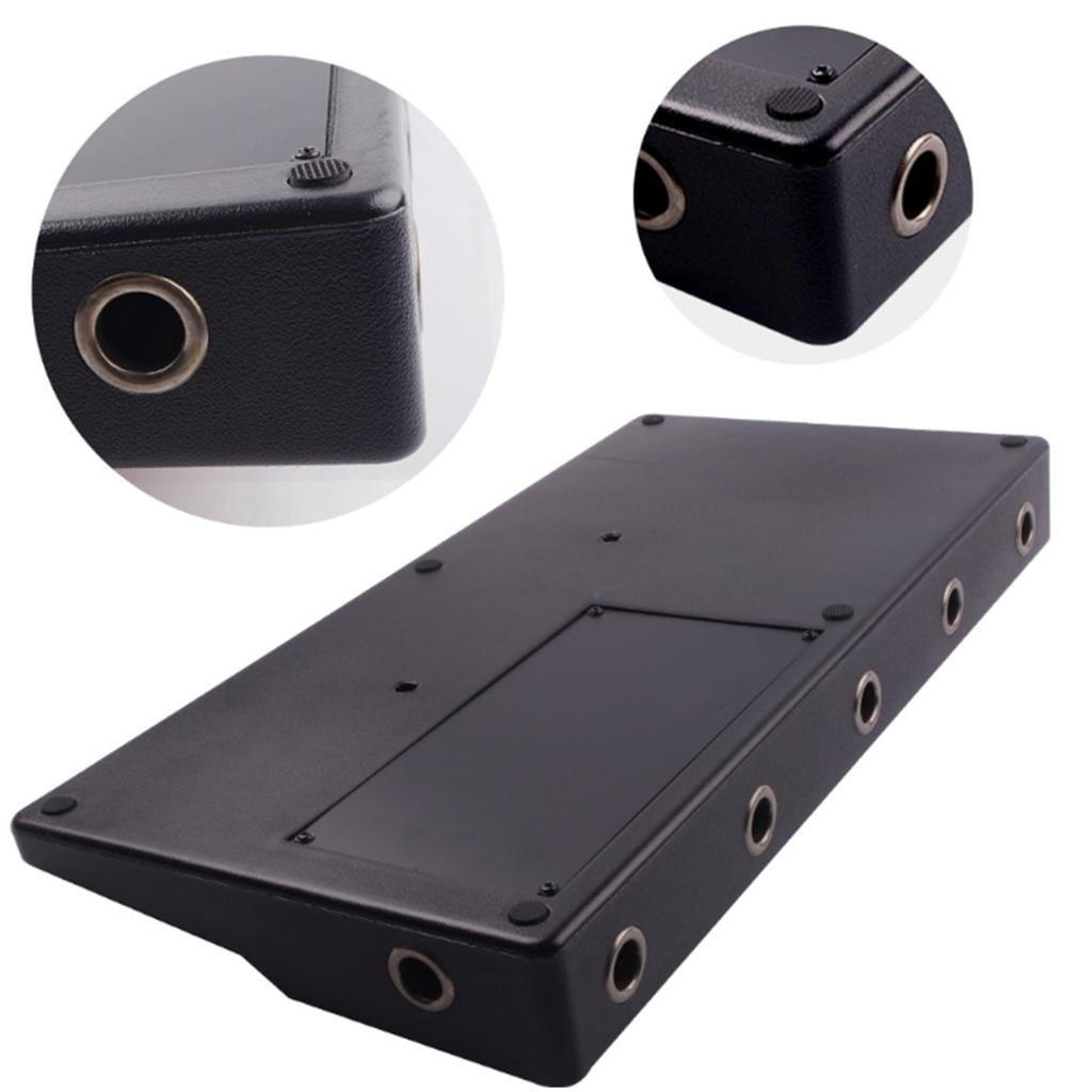 Yihuala Guitar Effect Pedal Accessories Guitar Pedal Panel Guitar Effects Pedal Board Guitar Pedalboard Case with Sticking Tape