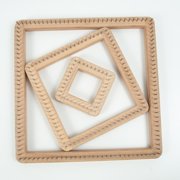 Square Knitting Board Wood Crochet Blocking Board Knitting Blocking Board for Knitting Project Home Decoration