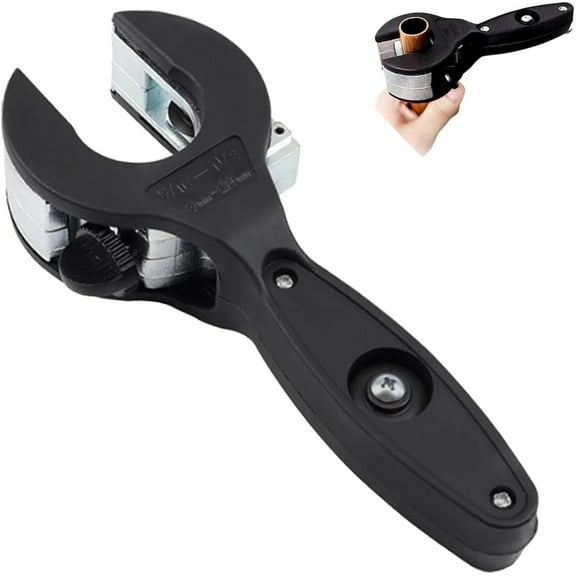 Ratcheting Tubing Cutter, 2026 New Upgrade Ratcheting Tubing Cutter Tool, 2 in 1 Tube Cutter, Ratcheting Pvc Cutter for Cutting 5/16" To 1-1/8" Copper, Pvc, Soft Metals