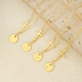 thumbnail image 4 of GOSFRY Cross Bracelet for Women Men Dainty Round Letter Tag Paired With Cross Features Christian Faith Simple Birthday Month Customization Jewelry Gifts, 4 of 5
