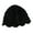 Black, variant on Mosey Ladies Hat Hollow Out Lace Soft Manual Crochet Knitted Soft Elastic Solid Color Breathable Decorative Women Beanie Anti-slip Cap