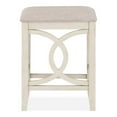thumbnail image 3 of New Classic Furniture Bella Wood Counter Sofa Table w/ 2 Stools -Beige Brown, 3 of 11