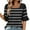 Black Womens Summer Tops Clearance, variant on OSFVNOXV Boho Tops for Women Half Sleeve Striped Print Square Neck Shirt Summer Cotton Breathable Tunic Tops