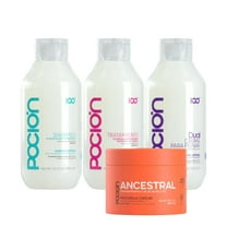 Shampoo Treatment Hair cream hair mask(4 Pack) Shampoo la pocion Colombia Salt-free shampoo, strengthens and regenerates the hair fiber, cleanses the hair without mistreating it shampoo