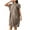 Gray, variant on Women's Quick-Dry Coral Fleece Sleeveless Bathrobe - Ultra-Soft Absorbent Sleep Robe, Free Size for Lounging & After-Bath Comfort