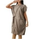 thumbnail image 2 of HongQid Women'S Soft Robes Bath Robe After Shower Female Plush Spa Bathrobes Sleeveless Lightweight With Pockets, 2 of 6