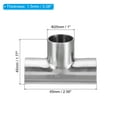 thumbnail image 2 of T Joint Duct Splitter, 1 Inch 3 Way Duct Welding Connector T Shape Metal Exhaust Pipe Splitter Fitting Round, 2 of 6