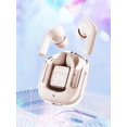 thumbnail image 3 of 1pc White Mini Portable Design Charging Case Touch Control Enc Noise Cancelling Clear Call Hifi Stereo Wireless Music Earphone Low Latency High Fideli, 3 of 4