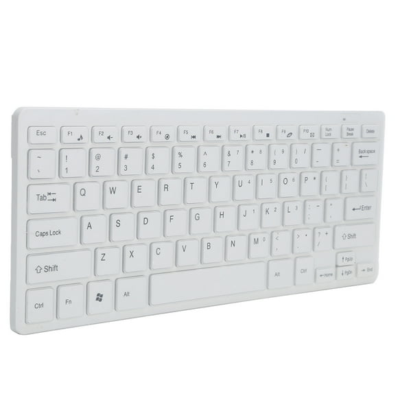 Wireless Mouse, Full Smart Sleep Mini Wireless Key Mouse Wireless Key Mouse Set Keyboard And Mouse Suit High Sensitivity With Keyboard Fil For Office For Home White