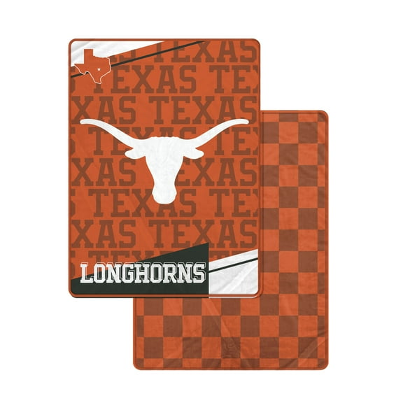 Pegasus Texas Longhorns 60" x 80" Diagonal Ghost Checkered Two-Sided Blanket