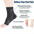 thumbnail image 4 of 3 pares de calcetines de compresión para aliviar el dolor, calcetines de compresión para fitness, calcetines elásticos para ciclismo, tobillera para fascitis plantar, manga para aliviar el, 4 of 8
