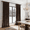 Brown, variant on SMILETIME Velvet Curtains with Dual Rod Pockets Thermal Insulated Drapes for Bedroom & Living Room, Energy Saving, Set of 2
