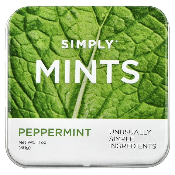 Simply Gum, Mints, Peppermint, 1.1 oz Pack of 3