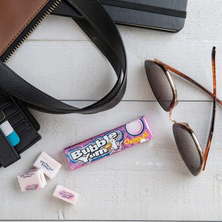 BUBBLE Bubble Gum (Original, 5-Piece Packages, Pack Of 36