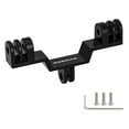 thumbnail image 1 of Bike Camera Dual Mount Bridge Adapter For-for Gopro Bicycle Light Bracket Holder, 1 of 9