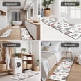 thumbnail image 5 of White Christmas Bird and Pine Pattern Kitchen Rugs Sets Of 3,Kitchen Runner Rugs Non Skid Washable,Decorative Kitchen Floor Mats for Kitchen,Sink,Laundry,17"x30"+ 17"x47" + 17"x59", 5 of 6