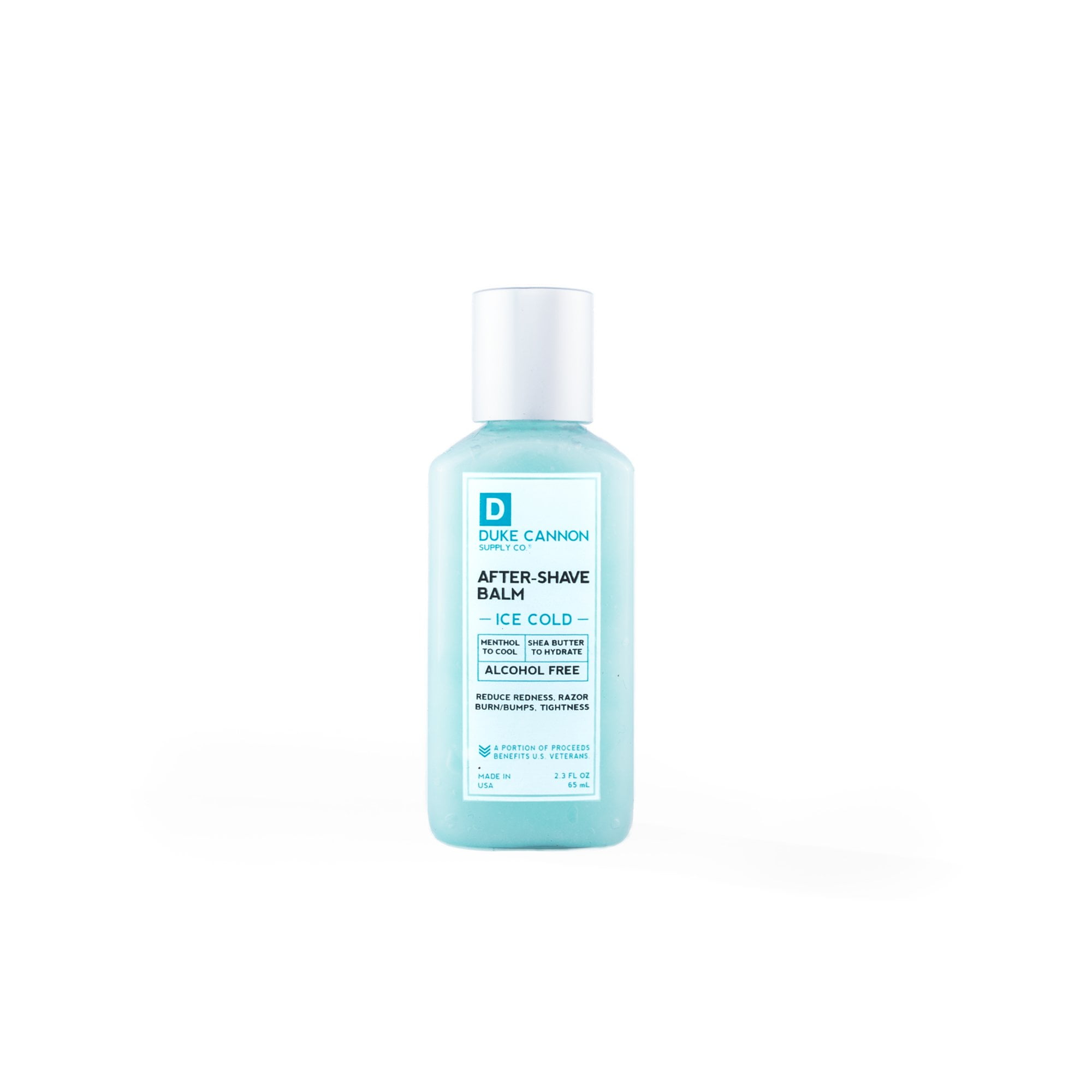 Duke Cannon Supply Co. - Ice Cold Cooling Effect After-Shave Balm, Ice Cold Feeling (2.3 oz) Cooling After Shave Balm that Closes Pores and Soothes Skins to Prevent Irritation - Sandalwood