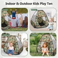 thumbnail image 7 of SUPER JOY Pop Up Play Tent Collapsible Army Indoor Outdoor Camouflage Playhouse Hunting Toy Birthday Christmas Gift for Kids, 7 of 7
