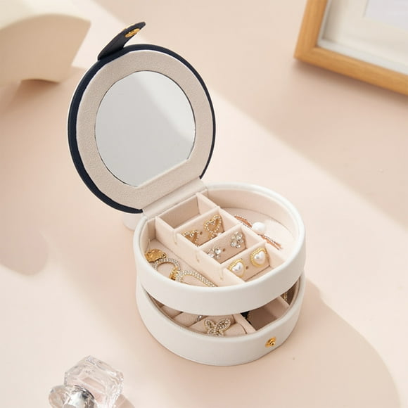 SuoKom Christmas Gifts - Trendy Travel Jewelry Case, Personalized Gifts - Travel Jewelry Box | Birthday Gifts for Women Christmas Gifts for Teens Girls