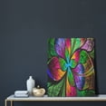 thumbnail image 5 of Sikiie Multicolored Beautiful Flower Print Canvas Decorative Hanging Painting, Anti-shrinkage Hanging Frame, Suitable for Home, Office Wall Decorations, 5 of 6