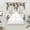 Brown, variant on Christmas Cardinal Swag Valances for Windows, Kitchen Curtains 36 Inch Length 2 Panels Set, Winter Xmas Holly Pine Fruits Berry Short Curtains for Small Windows Rod Pocket Cafe Curtains 28"x36"