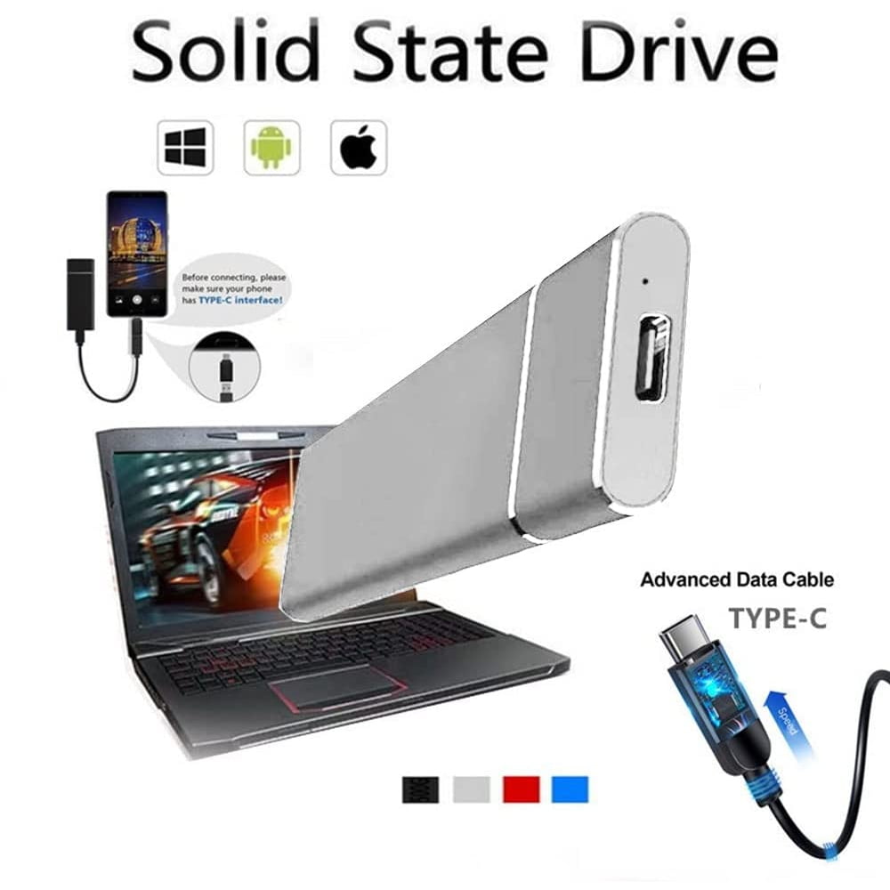 Portable SSD External Hard Drive Mobile Solid State Portable Hard