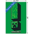 thumbnail image 3 of Minecraft - Creeper Symbol Wall Poster, 22.375" x 34", 3 of 3